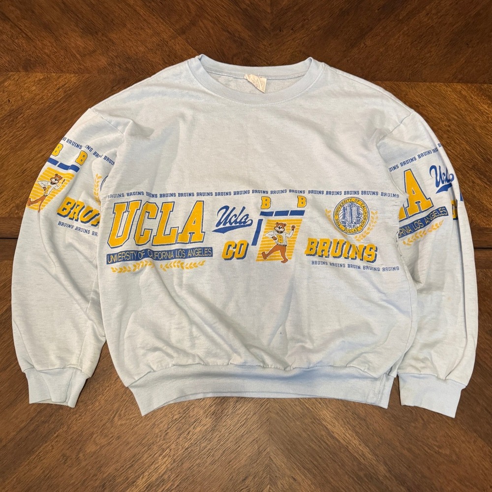 Vintage Bruins Light Blue Crewneck Sweatshirt